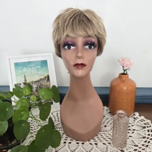Perruque courte blond